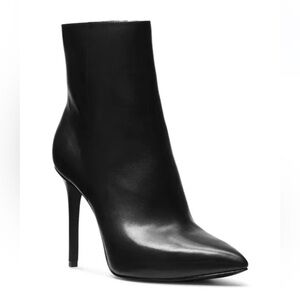 MICHAEL Michael Kors Leona Leather High-Heel Booties Sz 9.5
